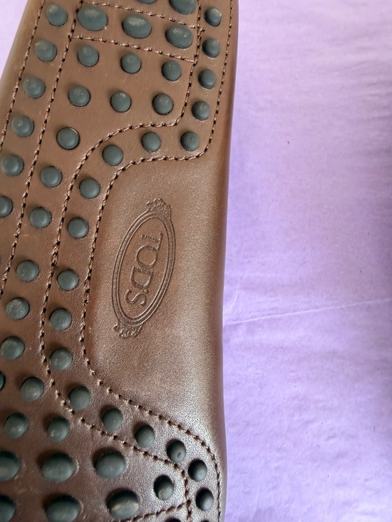 Tod\'s Brown Leather Men\'s Driving Loafers Size 6.5 main image 6